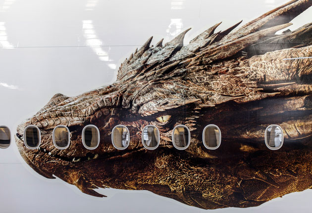 Aerolínea exhibe imagen de dragón en Nueva Zelanda