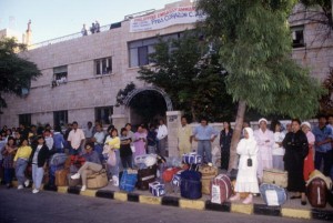The Gulf War. Amman (Jordan). Philippine refugees