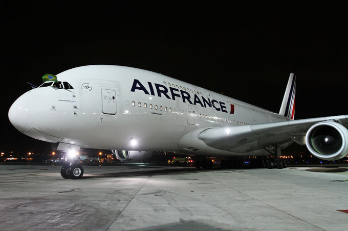 Batismo do A380 da Air France no Rio