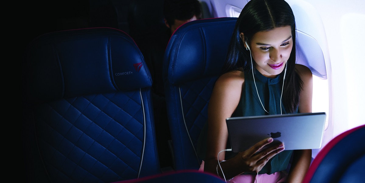 Delta continúa actualizando la experiencia Wi-Fi con 100 aeronaves que cuentan ya con 2Ku instalado