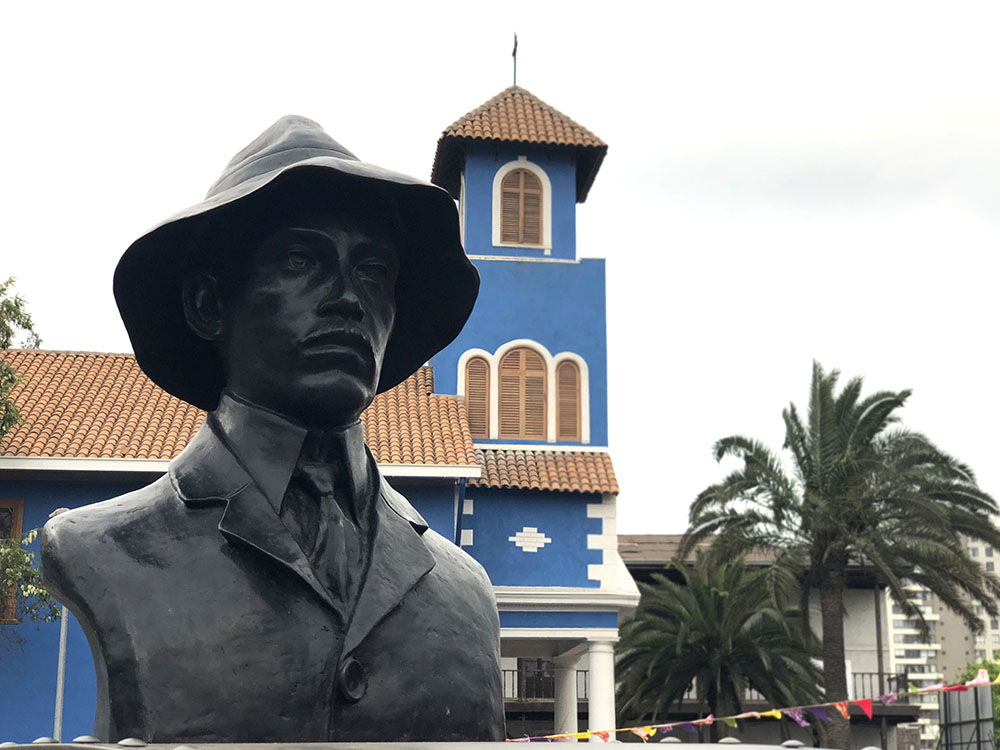 Chile: Inauguran monumento en honor a Alberto Santos Dumont en la comuna de Recoleta