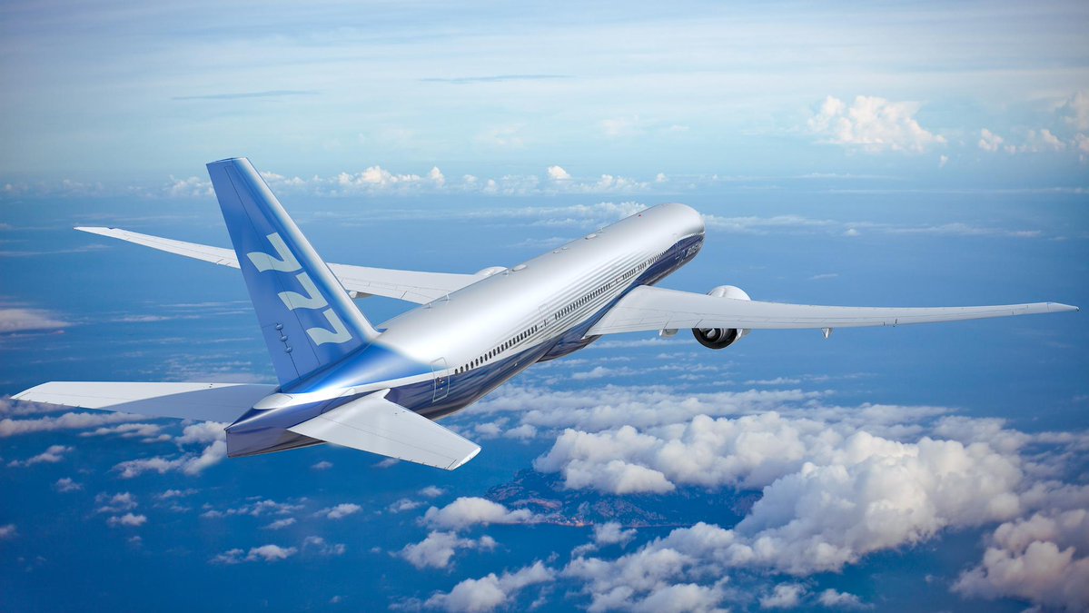 777X: El nuevo avión de Boeing con las alas plegables