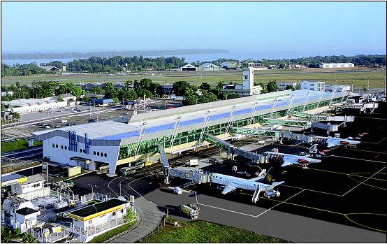 Aeroporto de Belém realiza batismo de aeronaves em homenagem ao Círio de Nazaré