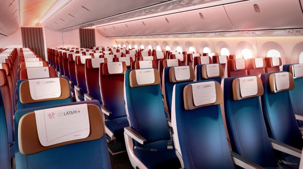 LATAM presentó el diseño de sus nuevas cabinas a través de un tour