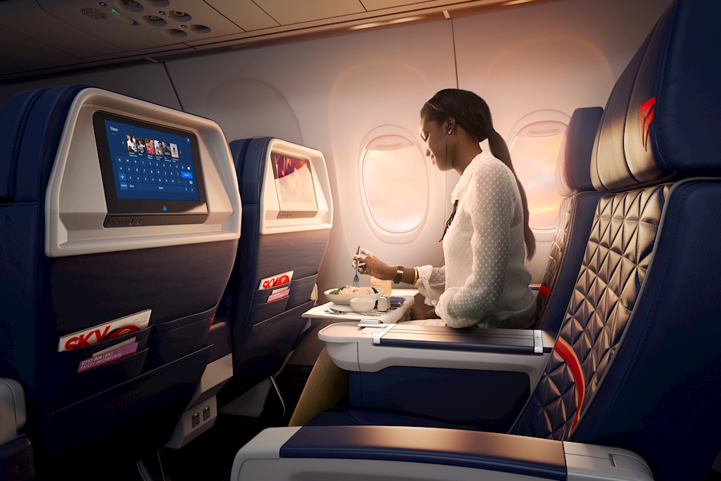 Delta Air Lines ampliará su programa de comidas preseleccionadas para los viajeros de Primera Clase