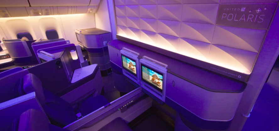 United luce la nueva cabina ‘Polaris’ en los Boeing 787 Dreamliner