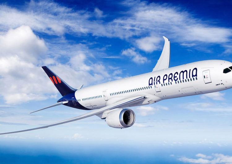 Air Premia anuncia un compromiso de compra de cinco aviones Boeing 787 Dreamliner