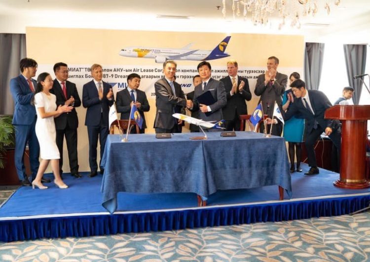 Mongolian Airlines recibirá su primer 787-9