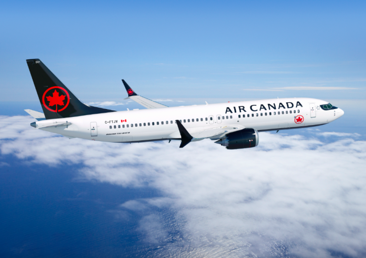 Air Canada cancela un pedido de 11 aviones Boeing 737 Max