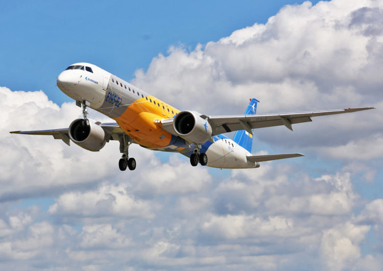 Embraer recibe un pedido de cinco aviones E195-E2