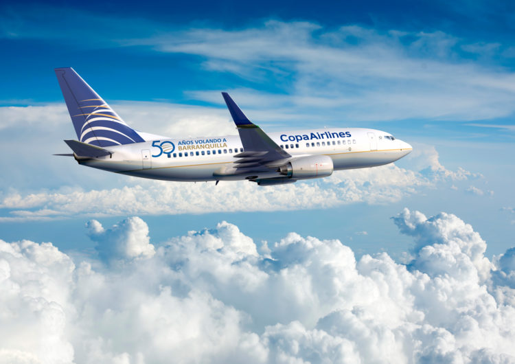 Copa Airlines celebra 50 años conectando a Barranquilla y Colombia con