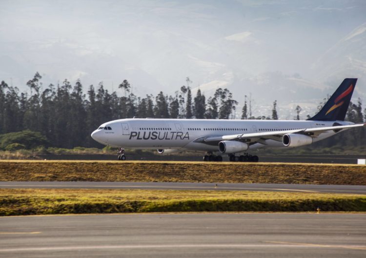 Plus Ultra Líneas Aéreas reanuda su ruta entre España y Ecuador a partir de julio