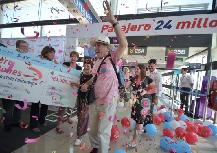 Chile: Transportes celebró récord de 24 millones de pasajeros en el Aeropuerto de Santiago