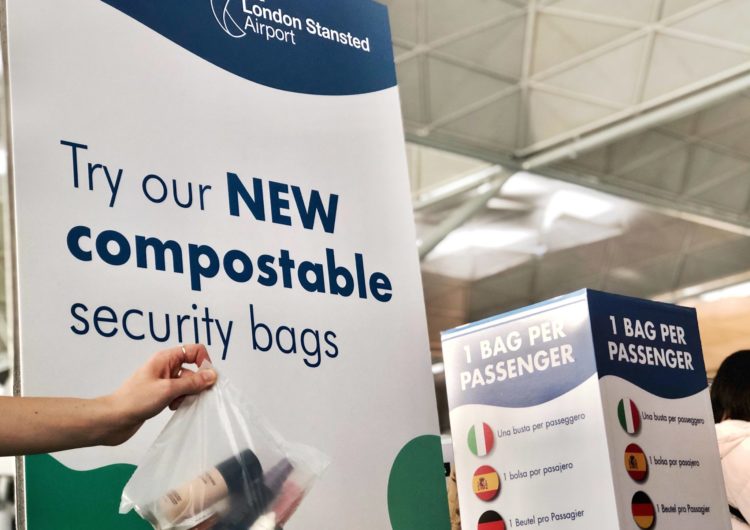 Stansted trials compostable security bags
