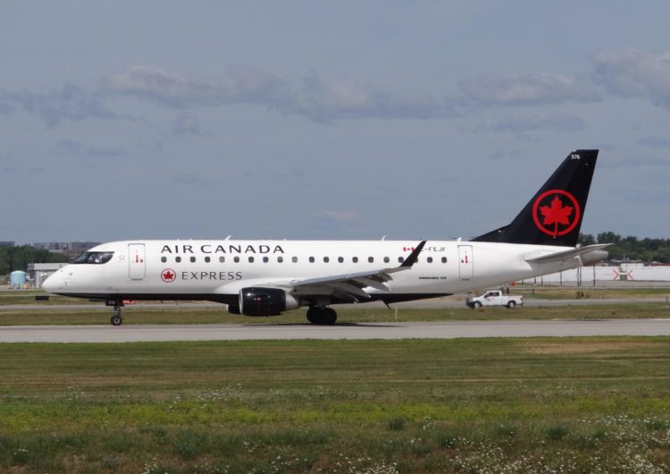 Anuncia Air Canada retiro inmediato de flota E190