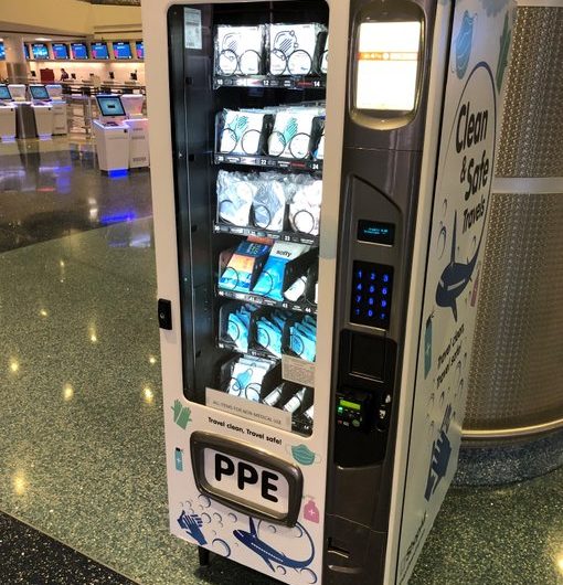 Las Vegas Airport Debuts PPE Vending Machines