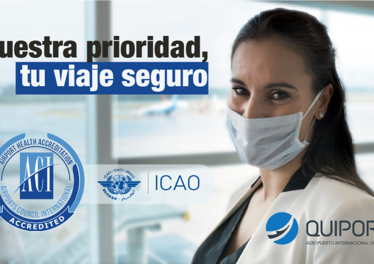 Aeropuerto de Quito obtiene la Acreditación Sanitaria de Aeropuertos