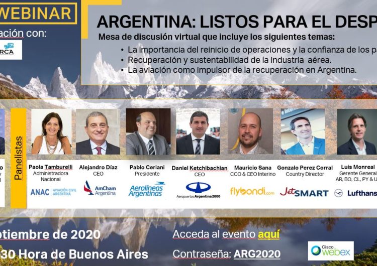 Industria aérea en Argentina prepara el reinicio de operaciones