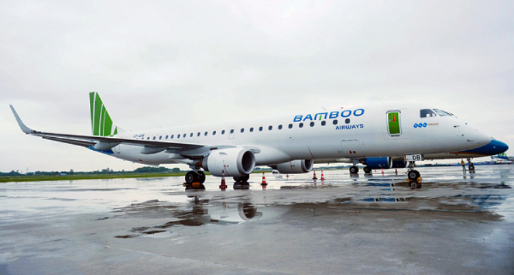 Dos Embraer E195 inician sus operaciones en Vietnam con Bamboo Airways