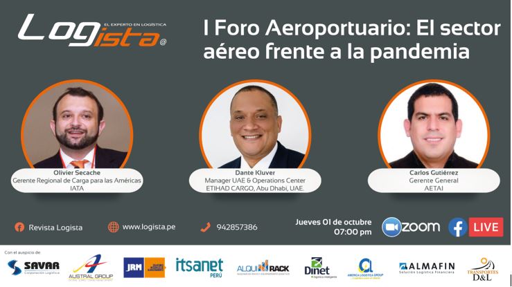 Logista organiza el ‘I Foro Aeroportuario: El sector aéreo frente a la pandemia”