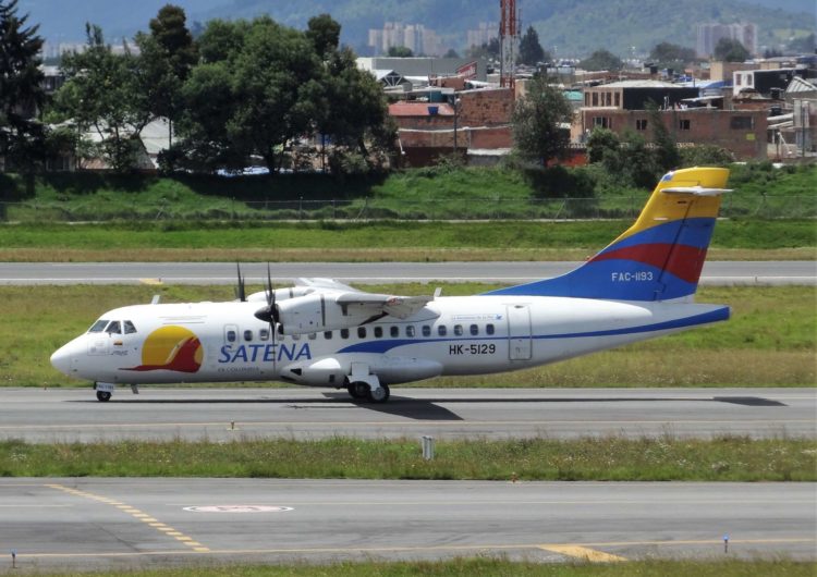ATR hará el mantenimiento durante cinco años de siete aviones de la colombiana Satena