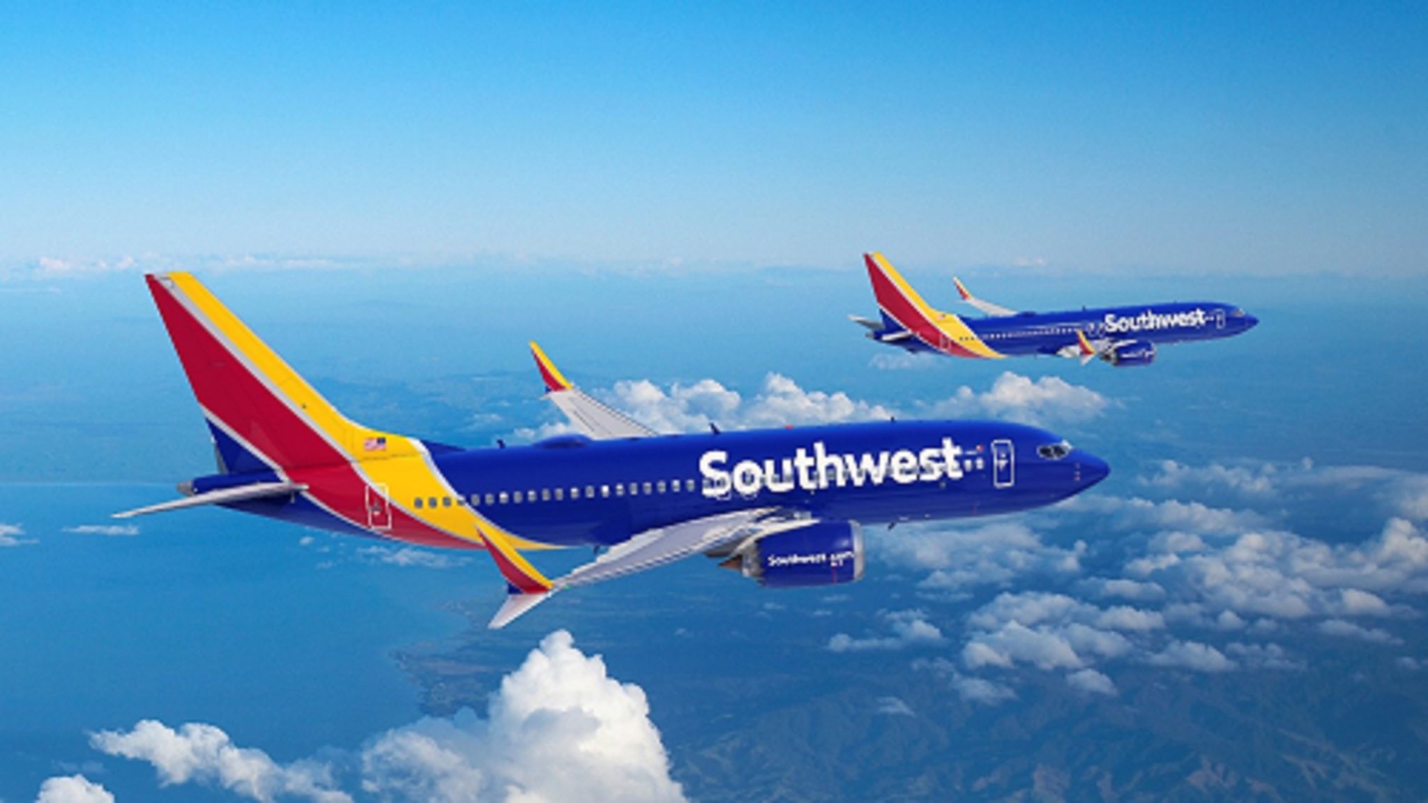 southwest airlines low fare map