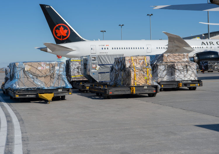 Air Canada añade capacidad de carga adicional en Vancouver para ayudar a mantener la cadena de suministro económica de la Columbia Británica