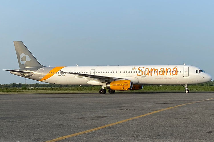 Sky Cana promueve a Samaná con su segundo Airbus A321