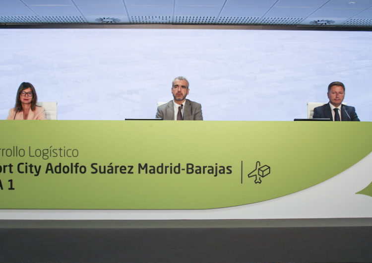 Aena pone la primera piedra del AirportCity de Madrid-Barajas