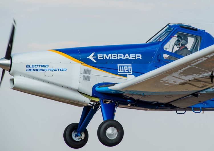 El avión demostrador eléctrico de Embraer comienza la campaña de pruebas de vuelo