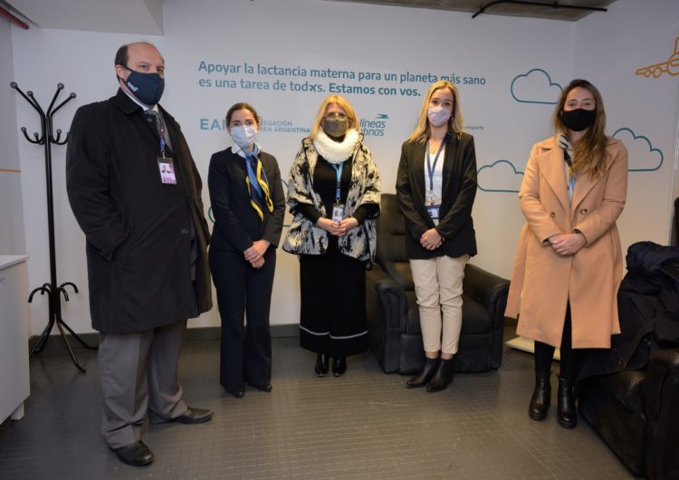 EANA y Aerolíneas Argentinas inauguraron un nuevo espacio de lactancia en el aeropuerto de Ezeiza