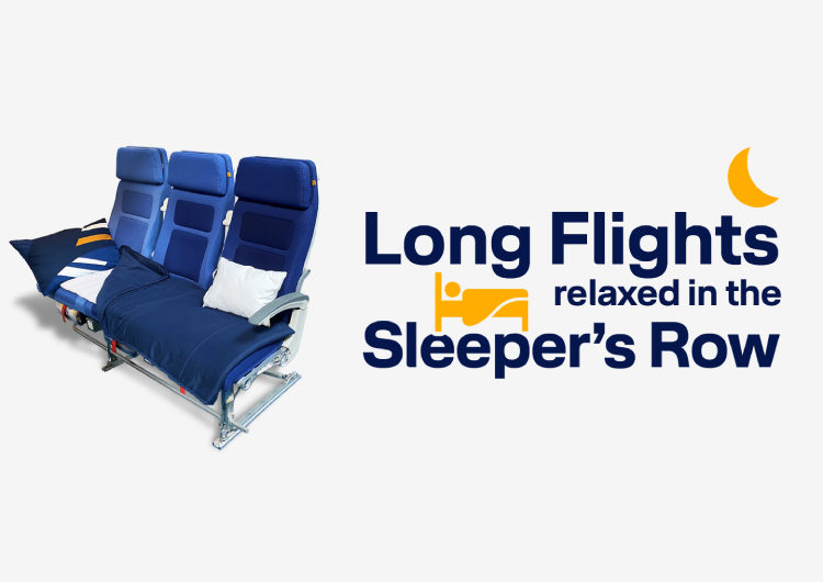 Lufthansa suma la modalidad “Sleeper’s Row”
