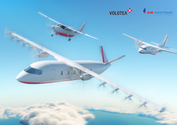 Así será el primer avión 100% eléctrico de Volotea, Air Nostrum y Dante Aeronautical