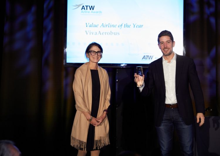 Viva Aerobus recibe premio Aerolínea de Valor 2021 por ATW