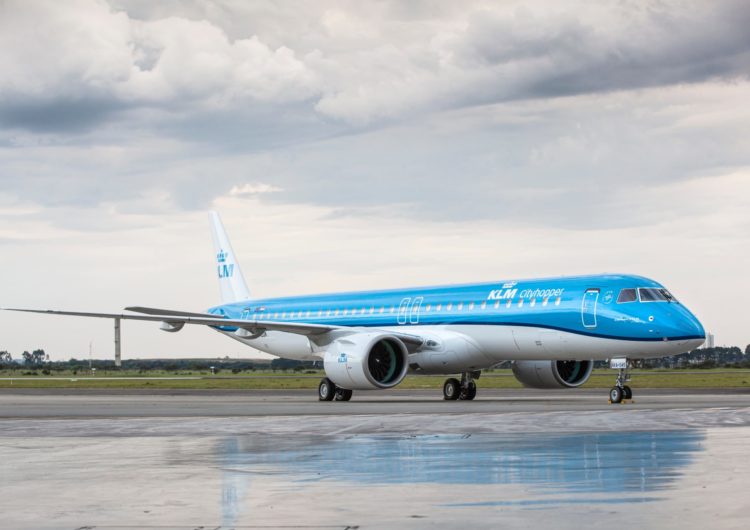 Embraer firma un acuerdo con KLM Cityhopper para su flota E195-E2