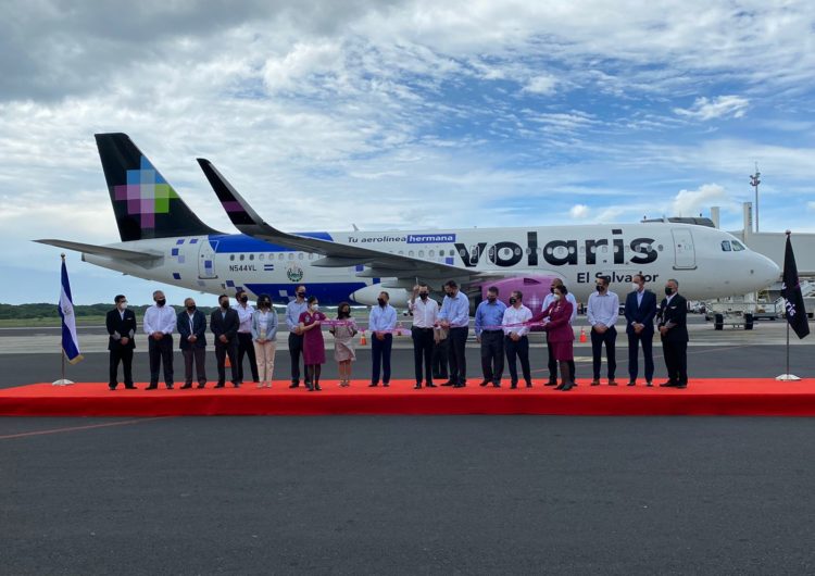 Inauguran Volaris El Salvador, primera aerolínea de ultra bajo costo de bandera nacional