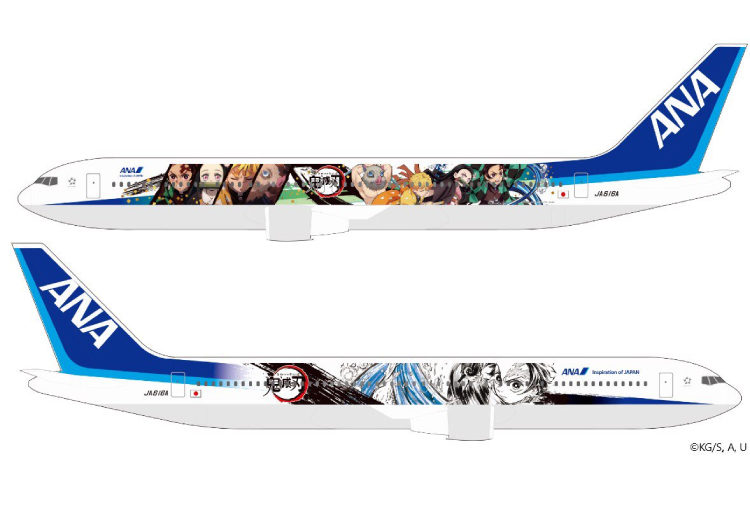 Kimetsu no Yaiba anuncia una colaboración con la aerolínea All Nippon Airways