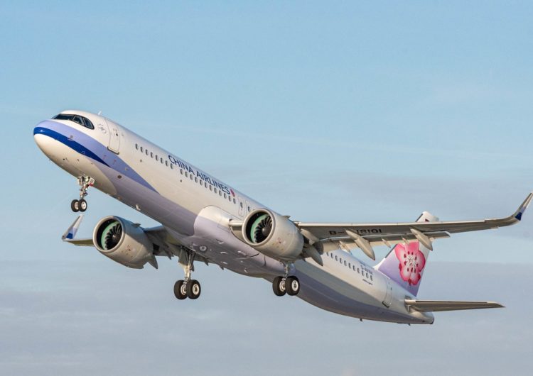 China Airlines recibe su primer A321neo