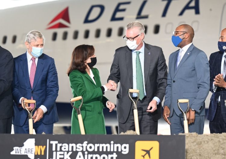 Delta, New York officials break ground on latest phase of JFK transformation at Terminal 4