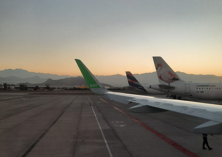 Tráfico aéreo en Chile sigue mostrando estancamiento en septiembre