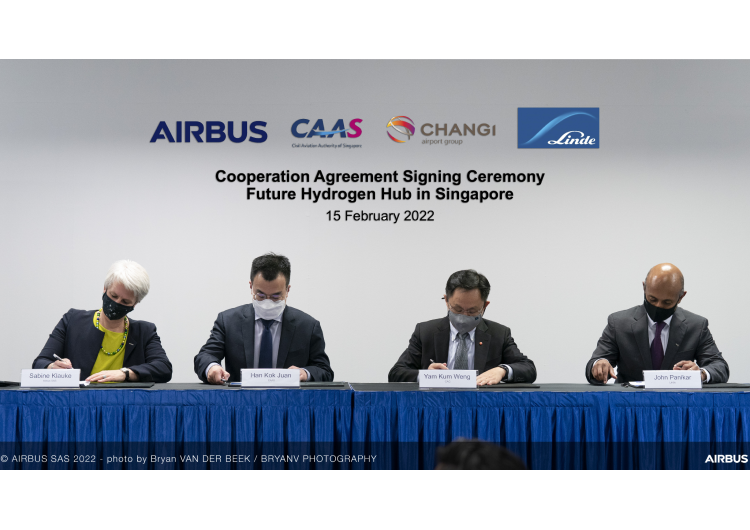 Airbus ve potencial para hub de hidrógeno en Singapur