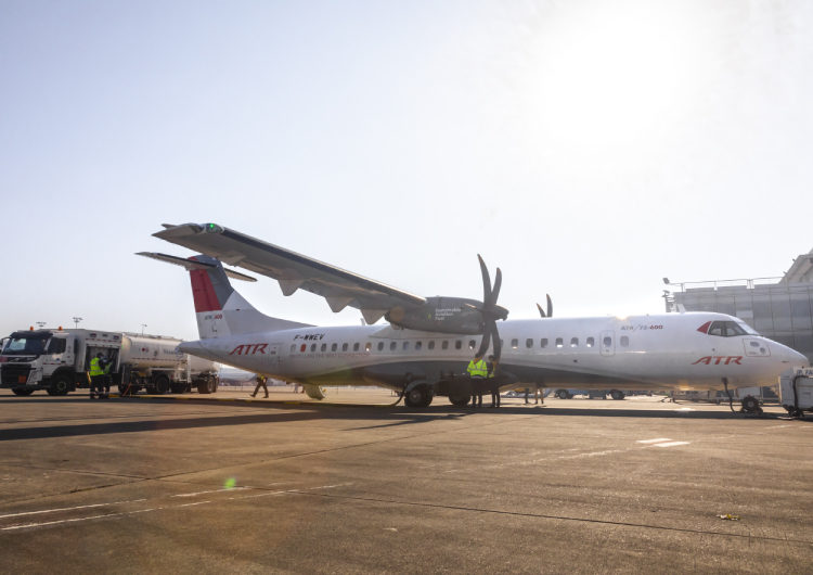 ATR realiza con éxito vuelos con combustible sostenible
