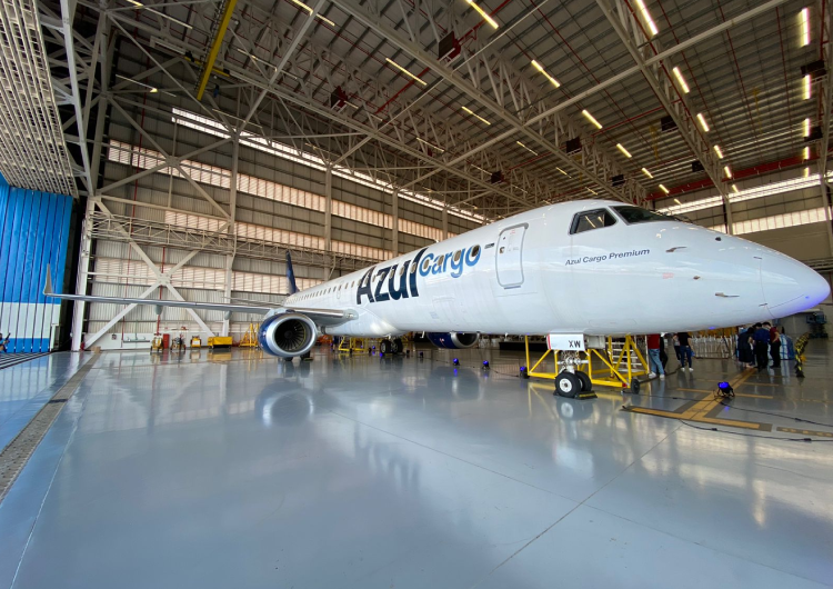 Inovação: Azul Cargo apresenta primeira aeronave “Classe F” cargueiro do mundo