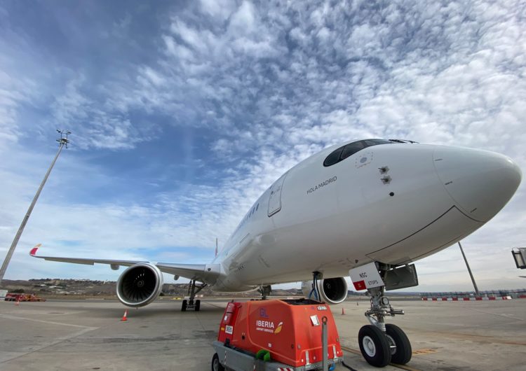 Iberia incorporará nueve aviones a su flota en la primera mitad de año