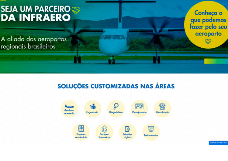 Infraero lança novo site de Negócios e Portifólio de serviços