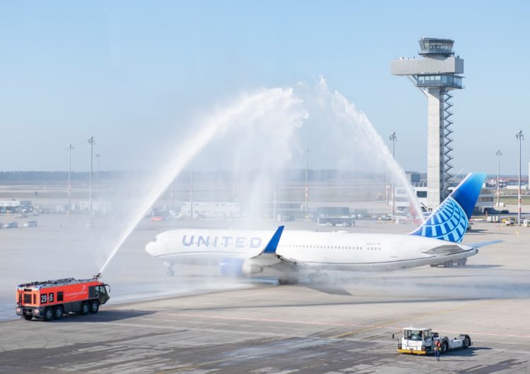 United Airlines inauguró sus vuelos entre Newark y Berlín