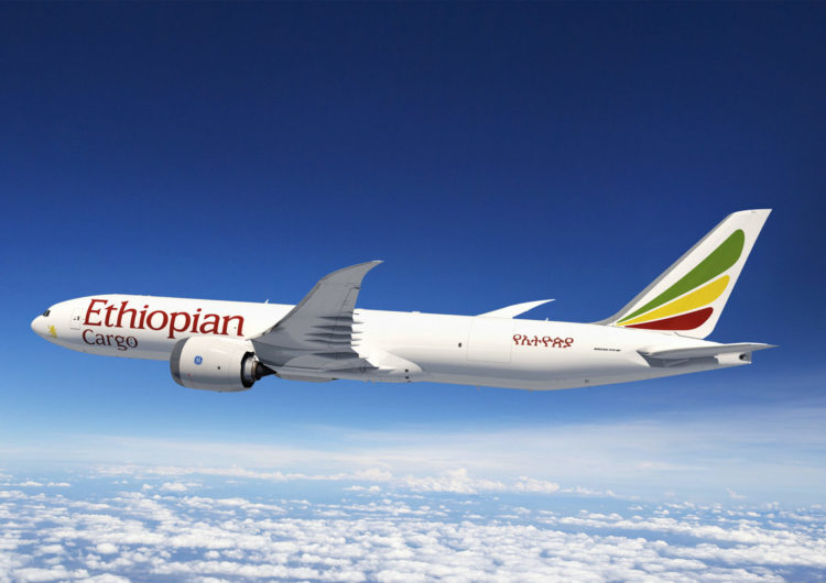 Ethiopian Airlines se compromete con Boeing a la compra de cinco aviones de carga 777-8