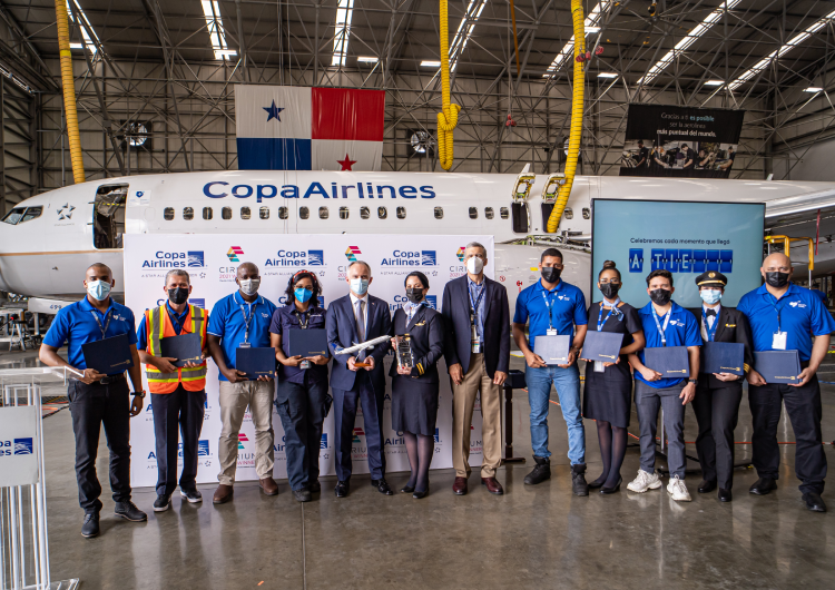Copa Airlines y Cirium reconocen a todos los colaboradores de la aerolínea que hacen posible que sea la más puntual de Latinoamérica