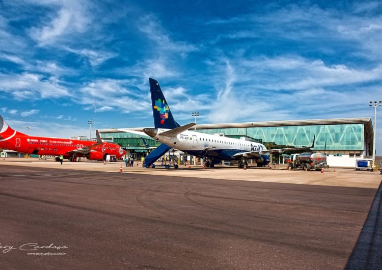 Infraero realiza serviços de manutenção na pista do Aeroporto de Cascavel