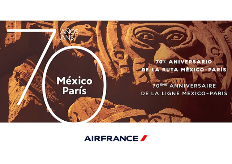 Air France festeja 70 años de conexión con México